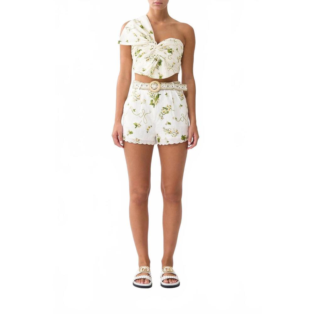 NEW CAMILLA tuck front short in botanical utopia